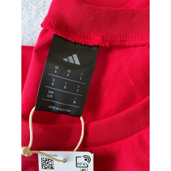 Adidas New Ruby Red & Black Tank Top, Size Small Men's - Picture 5 of 5